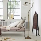 Floor lamp Art Nouveau keramiek Anita Il Fanale Viadurini