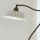 Floor lamp Art Nouveau keramiek Anita Il Fanale Viadurini