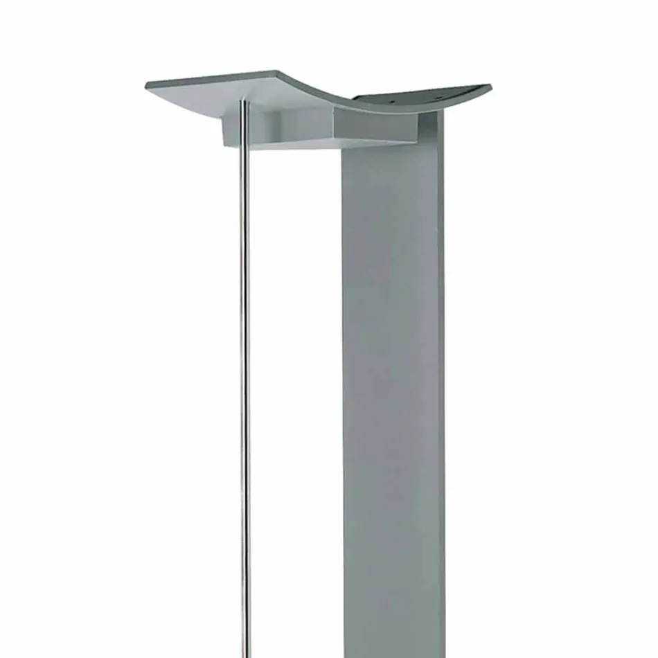 Vloerlamp van gelakt metaal met geïntegreerde LED Made in Italy - Indra Viadurini