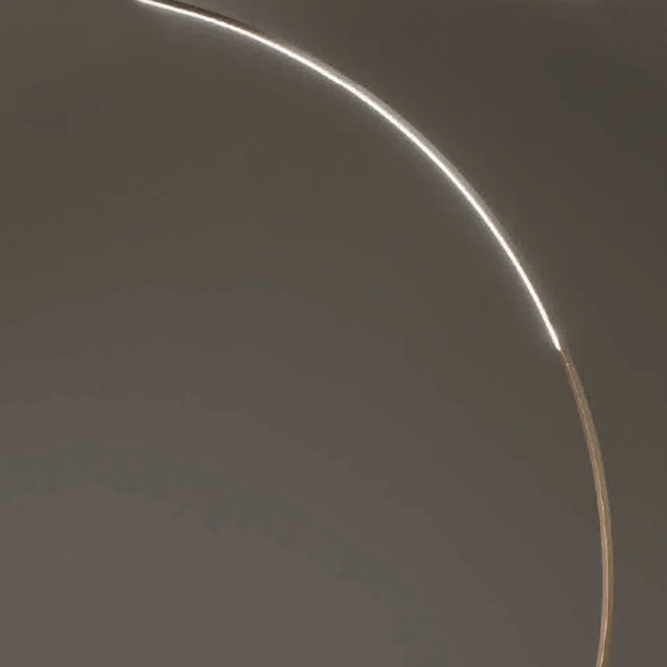 Vloerlamp van geverfd metaal met dimbaar ledlicht - Eucalyptus Viadurini