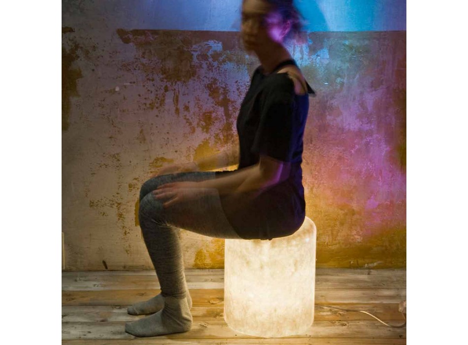 Design vloerlamp in nebuliet In-es.artdesign Bin F Nebula Viadurini