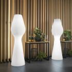 Vloerlamp in wit polyethyleen met LED Made in Italy - Reyes Viadurini