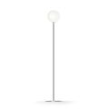 Althea vloerlamp van gepolijst of satijngeborsteld glas, gemaakt in Italië.