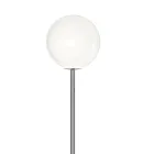 Althea vloerlamp van gepolijst of satijngeborsteld glas, gemaakt in Italië. Viadurini