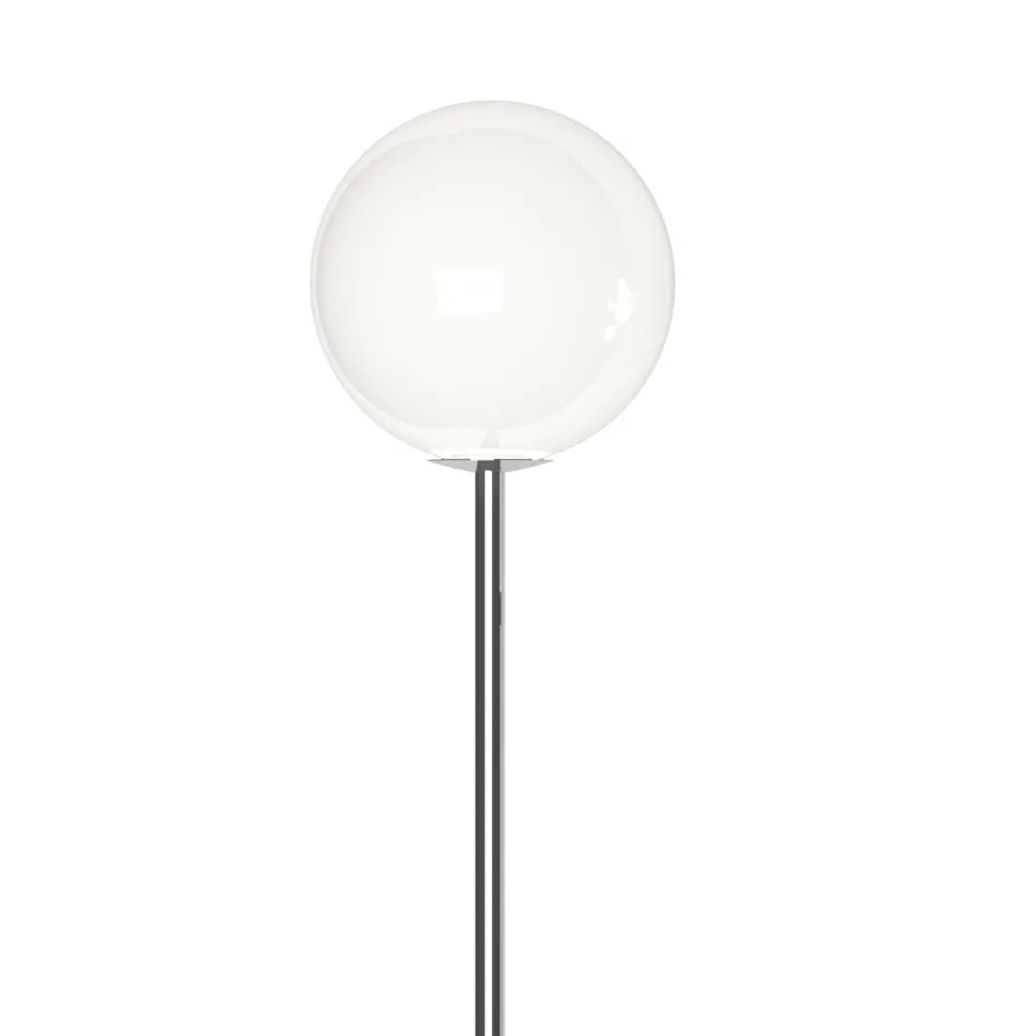 Althea vloerlamp van gepolijst of satijngeborsteld glas, gemaakt in Italië. Viadurini
