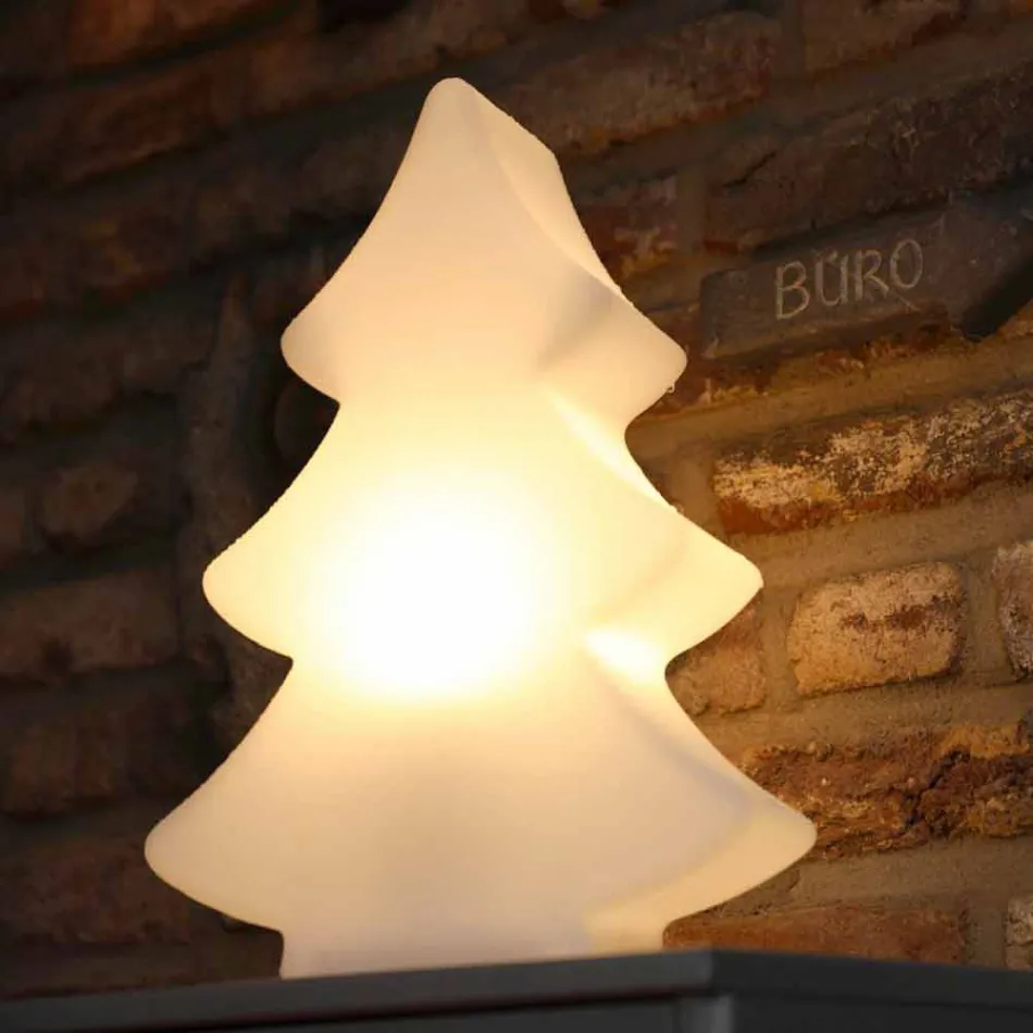 Staande lamp Led, Solar of E27 in kunststof kerstdesign - Alberostar Viadurini