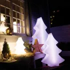 Staande lamp Led, Solar of E27 in kunststof kerstdesign - Alberostar Viadurini