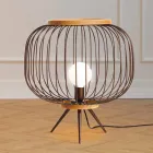 Lamp Hedendaags design geslepen stalen Ø48xh.52 cm Leira Viadurini