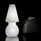 Alvarez staande buitenlamp met LED-verlichting, gemaakt van polyethyleen in Italië. Viadurini