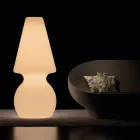 Alvarez staande buitenlamp met LED-verlichting, gemaakt van polyethyleen in Italië. Viadurini