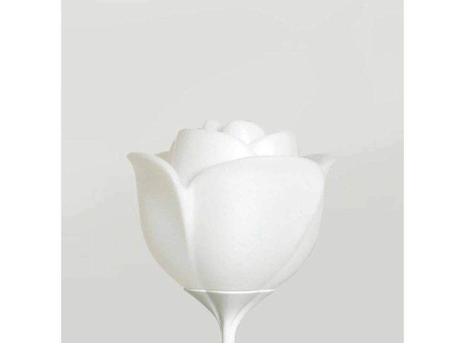 Plastic bloem design buiten vloerlamp - Baby Love van Myyour Viadurini