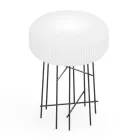 Disco buitenlamp in wit polyethyleen, gemaakt in Italië. Viadurini
