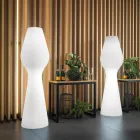Reyes buitenvloerlamp van polyethyleen met LED-verlichting, gemaakt in Italië. Viadurini