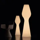 Reyes buitenvloerlamp van polyethyleen met LED-verlichting, gemaakt in Italië. Viadurini
