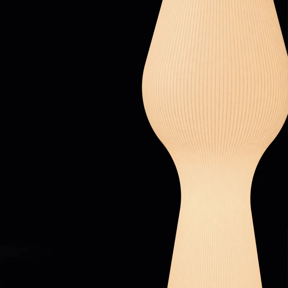 Reyes buitenvloerlamp van polyethyleen met LED-verlichting, gemaakt in Italië. Viadurini