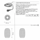 Vloerlamp voor buitenontwerp in 3 maten, 2 stuks - Pandora S by Myyour Viadurini