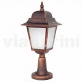 Outdoor vloerlamp gemaakt met aluminium, gemaakt in Italië, Aquilina