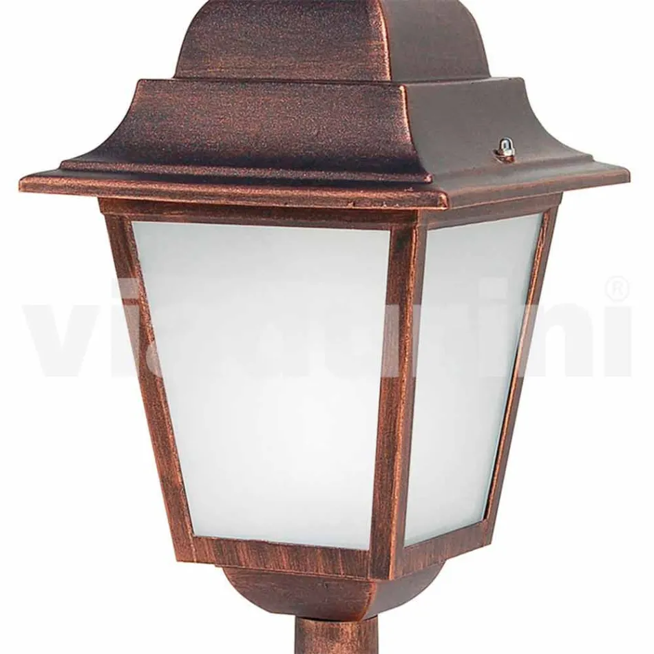 Aluminium buitenvloerlamp gemaakt in Italië, Aquilina Viadurini