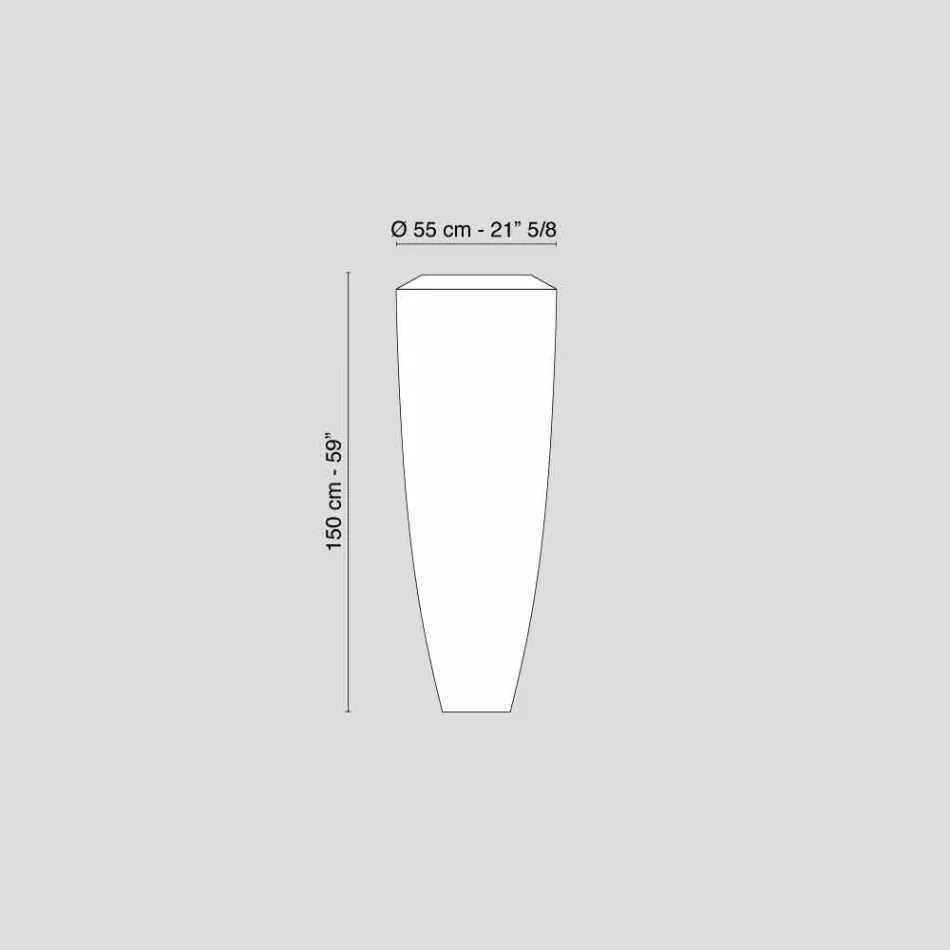 Floor lamp Outdoor Ldpe te ontwerpen Led Big Houwitser Viadurini