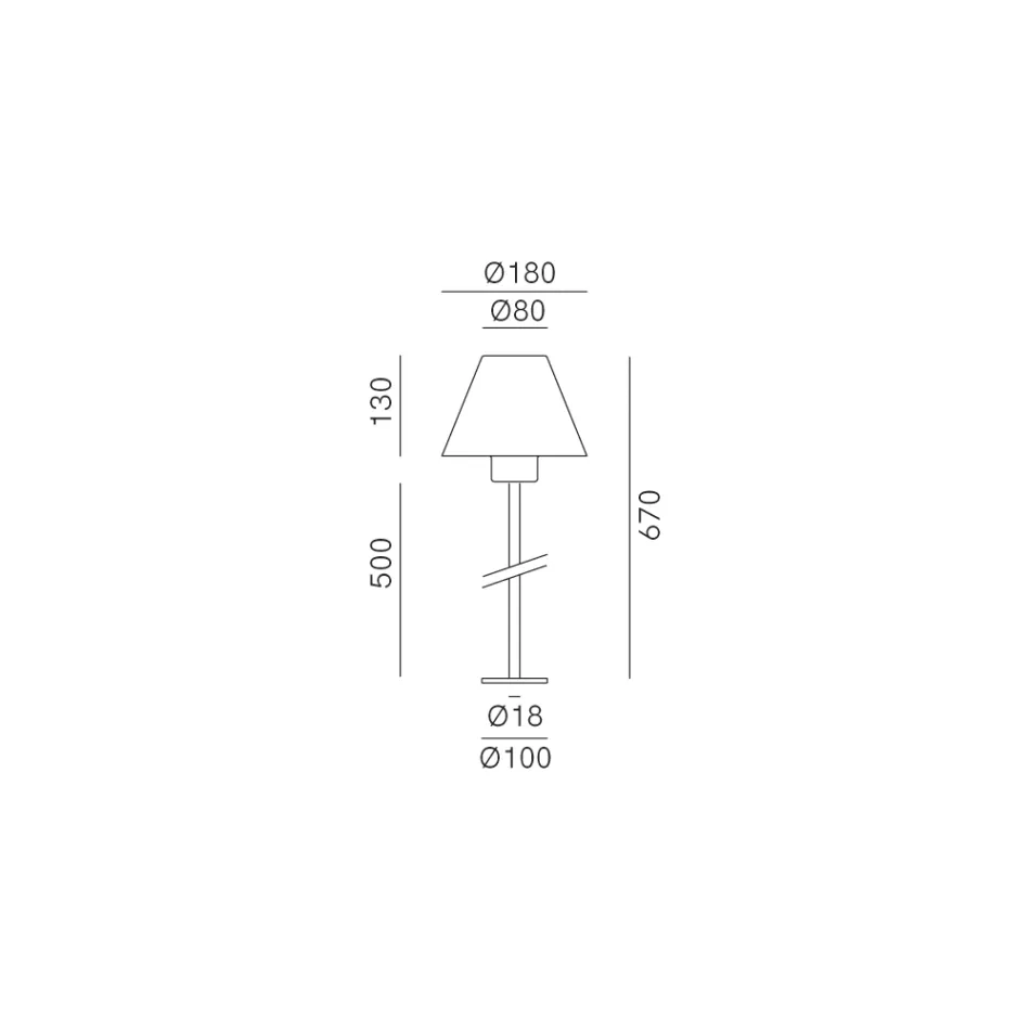 Buitenvloerlamp in messing en koper, gemaakt in Italië - Zwaard Viadurini