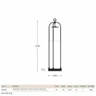 Floor lamp voor outdoor messing Pitosforo Viadurini