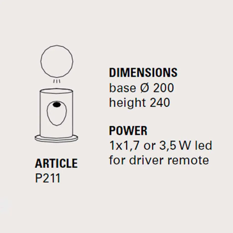 U-Boat gekleurde terracotta staande vloerlamp - Toscot Viadurini