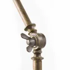 Beweegbare vloer lamp industriële stijl Reporter Il Fanale Viadurini