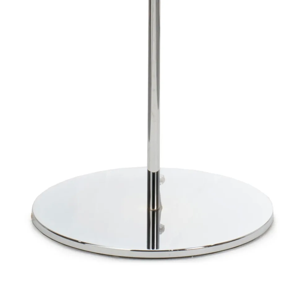 Isotta vloerlamp van wit gelaagd glas, gemaakt in Italië. Viadurini