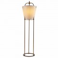 Floor lamp Tenarunga, antiek messing, 1 licht
