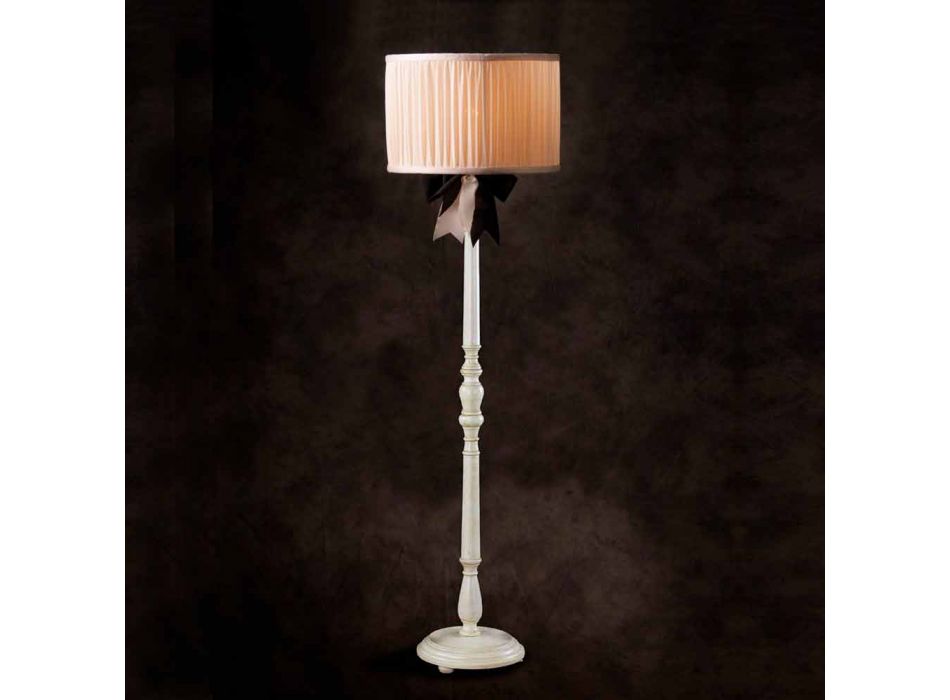 Vintage chanel ivoorkleurige vloerlamp Viadurini