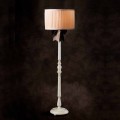 Vintage chanel ivoorkleurige vloerlamp