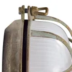 Decoratieve buitenlamp van messing met opaal/helder glas - Zeemeermin Viadurini