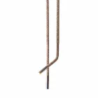 Grilli Snake made in Italy lederen en metalen designlamp Viadurini