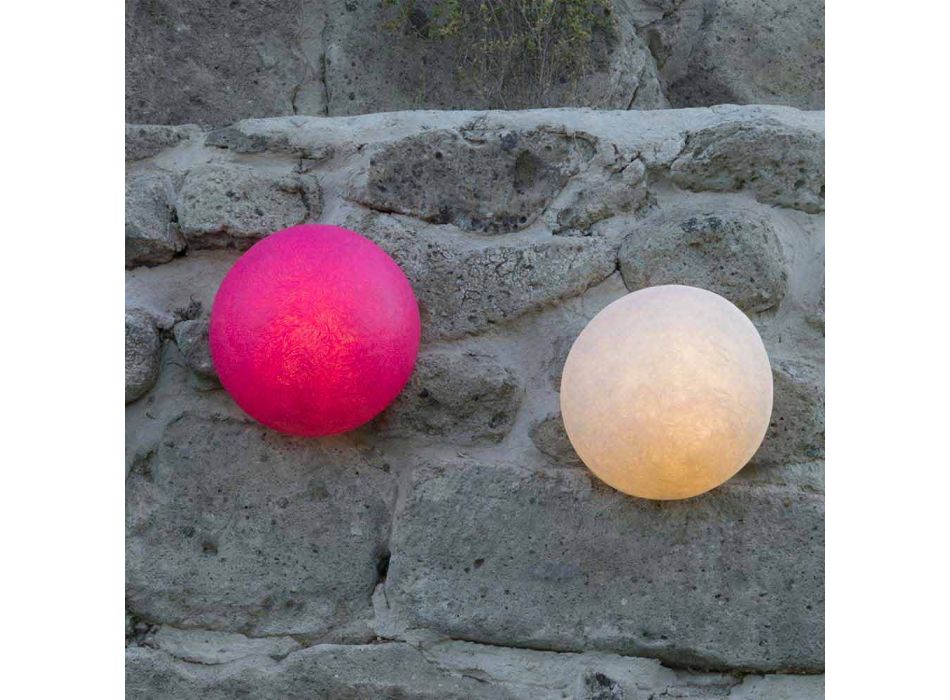 Design wandlamp In-es.artdesign Knoop in gekleurde nebulite Viadurini
