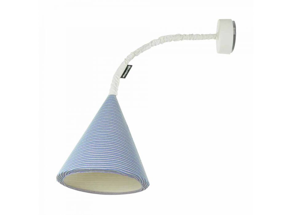 Designer wandlamp In-es.artdesign Jazz A Streepgekleurde wol Viadurini