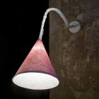Designer wandlamp In-es.artdesign Jazz A Streepgekleurde wol Viadurini