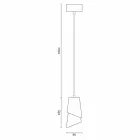 Design hanglamp in keramiek geproduceerd in Italië, Azië Viadurini