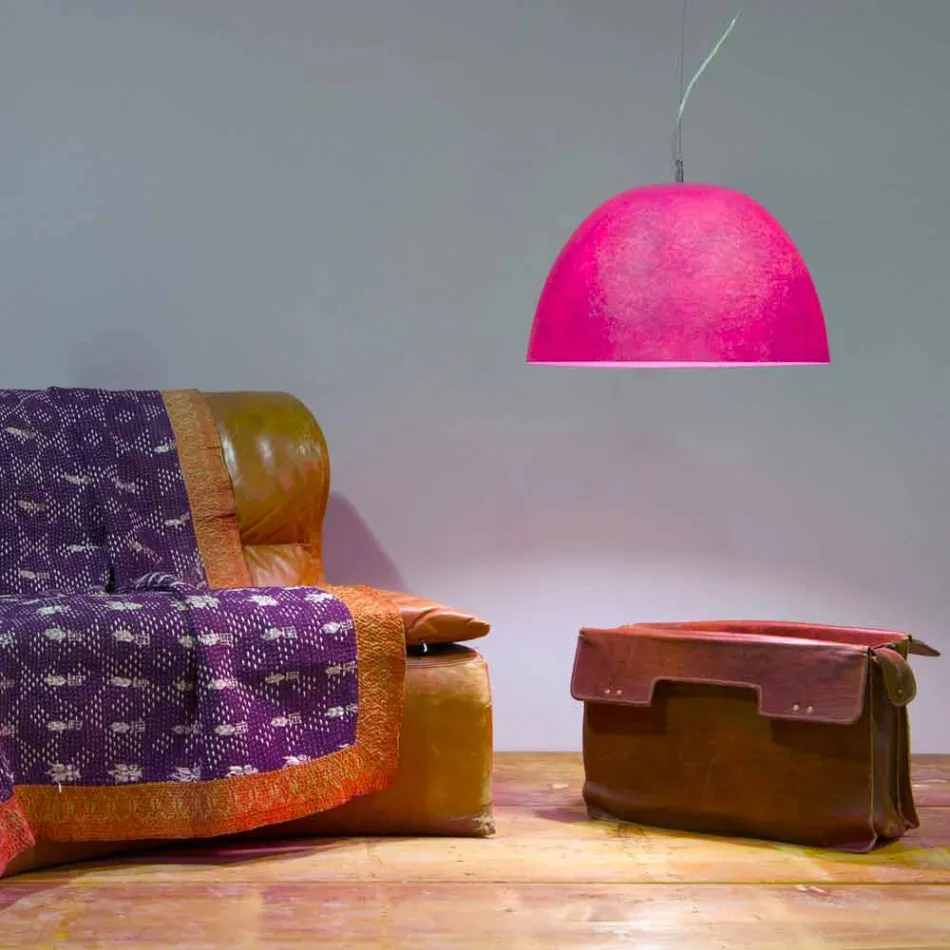 Suspension design lamp In-es.artdesign H2o Gekleurde nebulite Viadurini