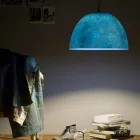 Suspension design lamp In-es.artdesign H2o Gekleurde nebulite Viadurini