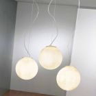 Suspension designlamp In-es.artdesign Tre Lune in verneveling Viadurini