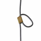 Hanglamp gemaakt van hout en keramiek gemaakt in Italië, Azië Viadurini