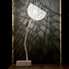 Tafelontwerplamp In-es.artdesign T2-structuur flexibele steel Viadurini