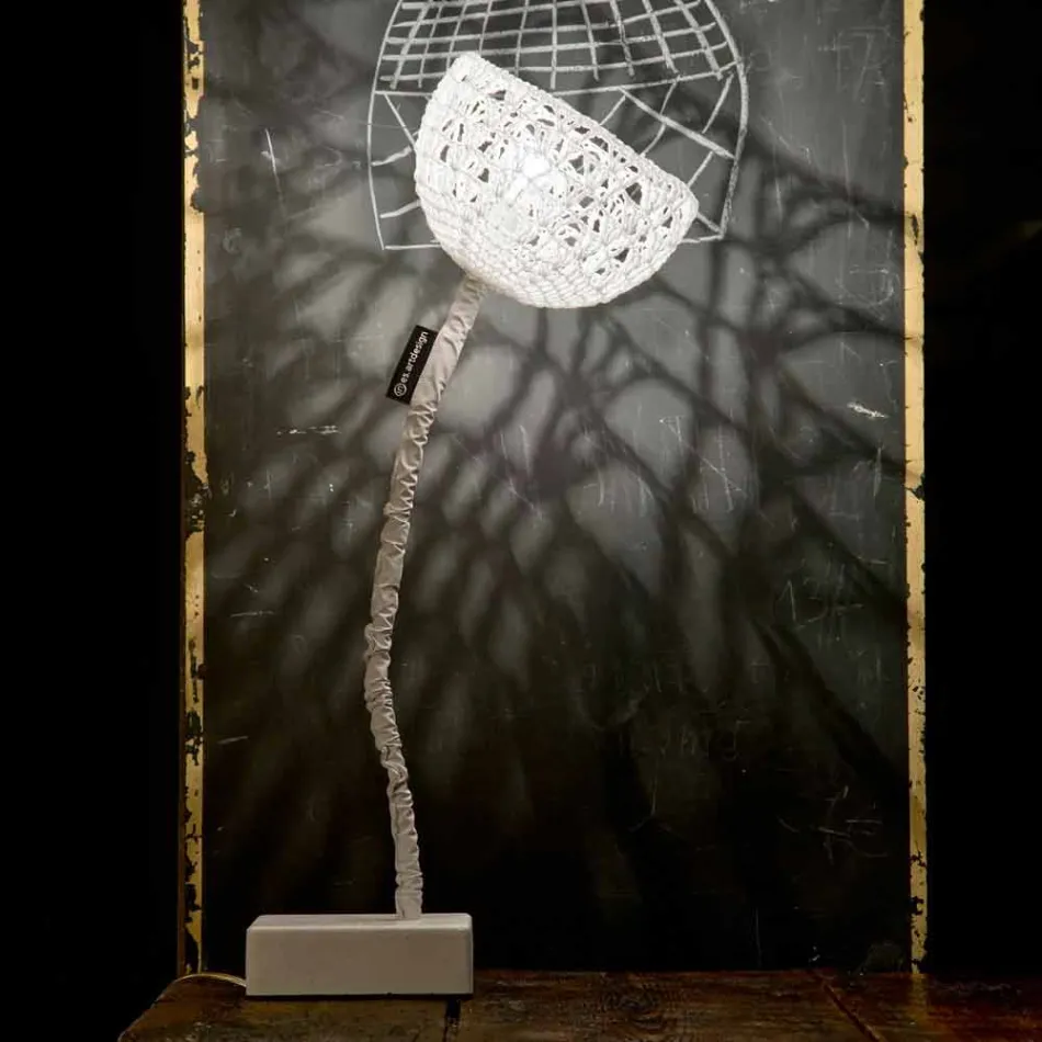 Tafelontwerplamp In-es.artdesign T2-structuur flexibele steel Viadurini