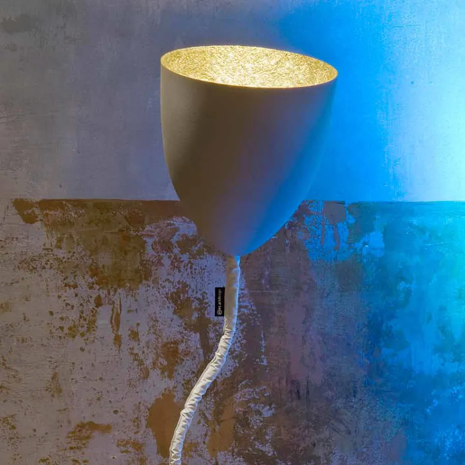Design vloerlamp In-es.artdesign Flower Painted concrete Viadurini