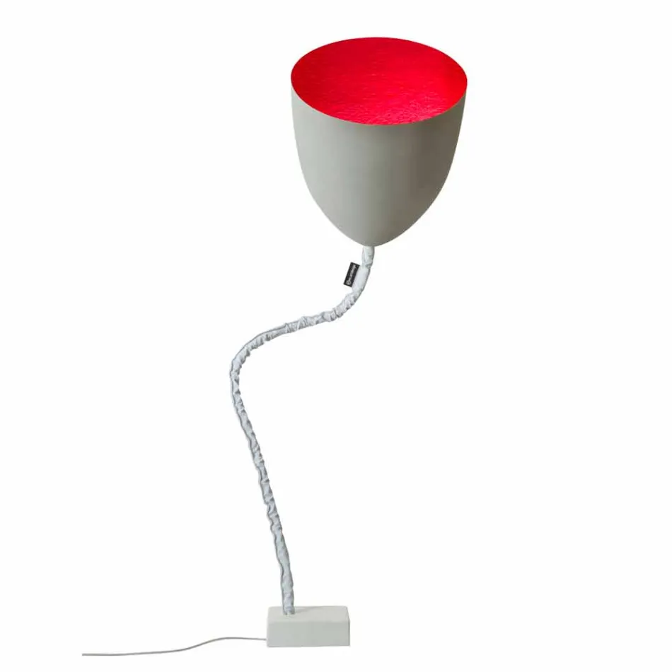 Design vloerlamp In-es.artdesign Flower Painted concrete Viadurini