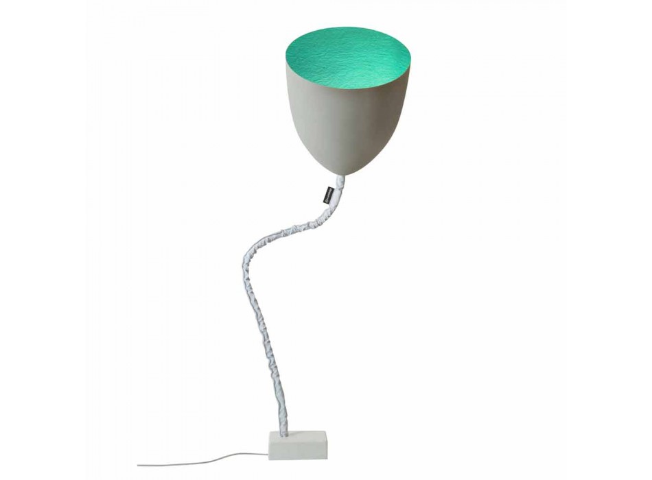 Design vloerlamp In-es.artdesign Flower Painted concrete Viadurini