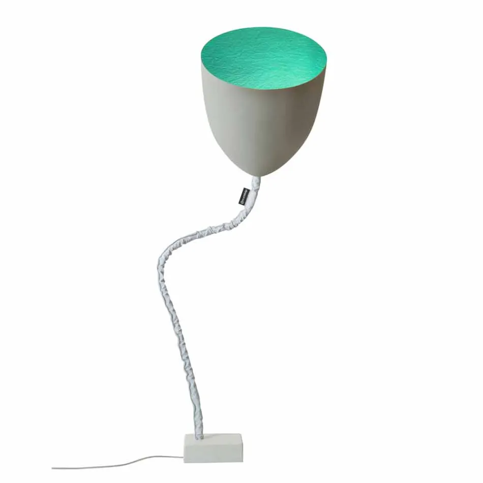 Design vloerlamp In-es.artdesign Flower Painted concrete Viadurini
