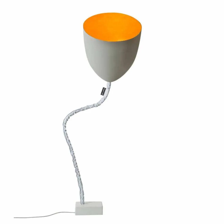 Design vloerlamp In-es.artdesign Flower Painted concrete Viadurini