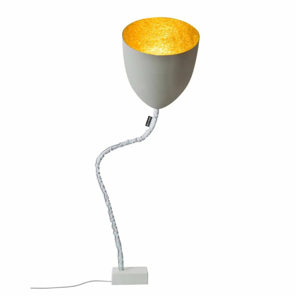 Design vloerlamp In-es.artdesign Flower Painted concrete Viadurini