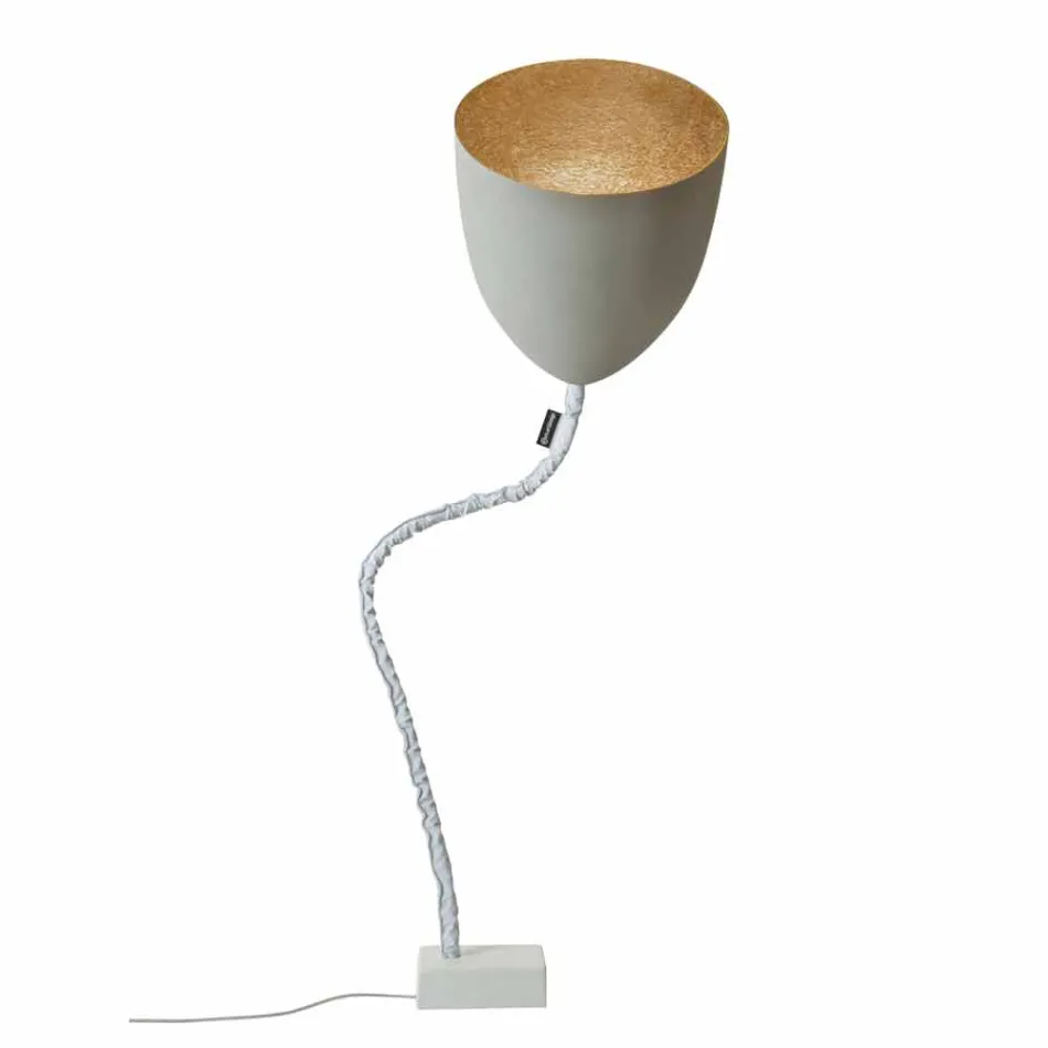 Design vloerlamp In-es.artdesign Flower Painted concrete Viadurini